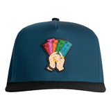 Gorra Jc Hats Never Look Back Blue Azul Original Unitalla