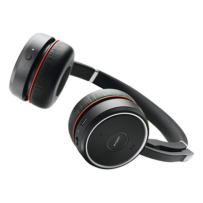 Auriculares Gamer Inalámbricos Jabra Evolve 75 Uc Stereo Con Luz Led
