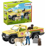 Set De Veterinario Y Camión De Juguete Schleich