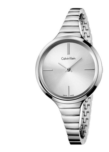 Reloj Calvin Klein Lively Plata Talle S Usado 1 Vez Suiza