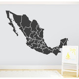 Vinil Mapa Mexico Vinilo