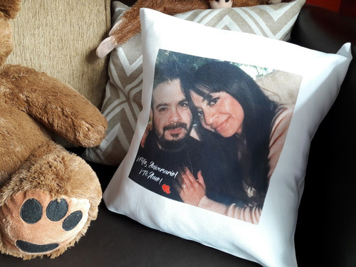 Almohadon Personalizado Con Foto Dia De Los Enamorados