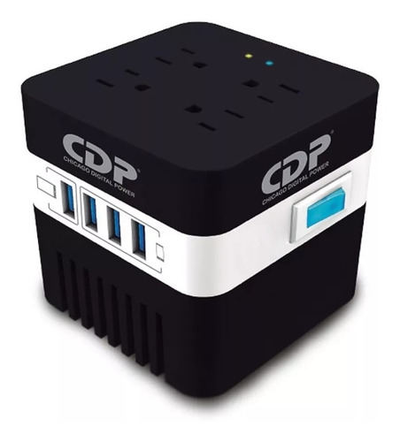 Regulador Cdp 600 Ru Avr604 4 Usb De Recarga 4 Contactos