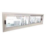 Ventanas Aluminio Blanco 150x40 Vidrio 4mm  Mosquitero 