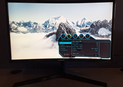 Monitor Gamer Curvo Samsung G50 24  Fhd 144hz