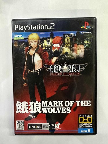 Mark Of The Wolves Ps2 Completo Original Japonés *play Again