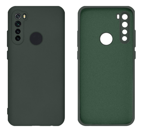 Capa Capinha Aveludada Para Xiaomi Redmi Note 8 Silicone Cam