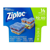 Contenedores Ziploc Para Almacenamiento De Alimentos Y Prepa