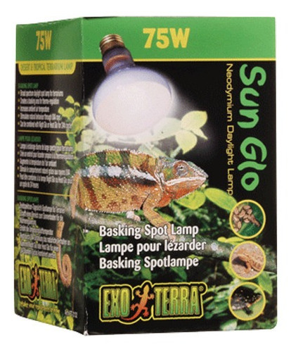 Foco Termico Anfibio Reptil Sun Glo Neodymium 75w Exo Terra