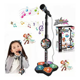 Infantil Karaoke Micrófono Juguete Musical Niños Con Luces