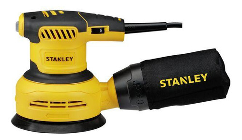 Lixadeira Roto Orbital 5'' (127mm) 300w - Stanley Cor Amarelo Frequência 60 Hz 220v