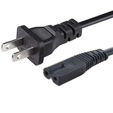 Cable De Alimentación De Ca De 2 Clavijas Con Vizio Compatib