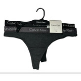 Tangas Calvin Klein Original Set 2 Piezas Talla L De Dama.