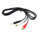 Cable Plug 3.5 A Rca Auxiliar Audio/video 1.5m Av-001