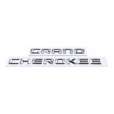 Emblema Letras Jeep Grand Cherokee Cromadas Laterales