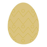 Percheros Diseño De Huevo Por Líneas Recortes De Madera