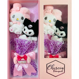 Ramo Melody & Kuromi  Peluches Med Caja De Lujo Envío Gratis