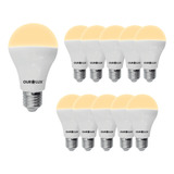 10un Lâmpada Led Alta Potência 15w Biv 3000k Branco Quente