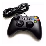 Controle Com Fio Xbox 360 Pc Slim 2 Metros Preto