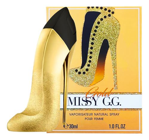 Perfume Para Mujer Edt Missy Gg Gold Zapatilla 30 Ml 