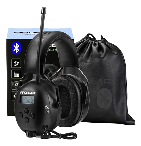 Prohear 033 Auriculares De Protección Auditiva Bluetooth 5.3