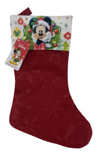 Bota Papai Noel Acessório De Natal Disney Mickey