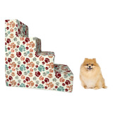 Escada Pet Para Cachorro Gato 80cm Com 4 Degraus Impermeável