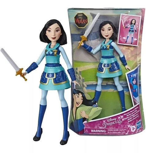 Princesas Boneca Disney Mulan Guerreira - Hasbro E8628