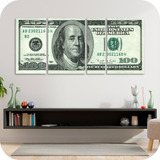 Cuadro Dolar Estados Unidos Usa Billete Moderno Decorativo