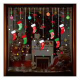 Calcomanas Ondy De Navidad, Para Ventana, Vidrio, Decoracin,