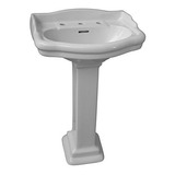 Barclay 3-868wh Stanford 550 China Vítrea Pedestal Lavabo, B