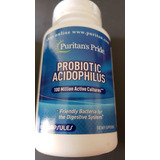  Probiótico Acidophilus 100 Cps - Flora Intestinal Importado