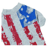 Zack Y Zoey America Cachorro Flagprint Playera Para Perros 1