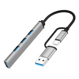 Adaptador Multipuerto Usb C, Puertos Usb 4 En 1 Hub Usbc, Ba