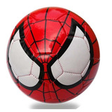 Bola De Futebol N°5 Society Homem Aranha Couro Sintético