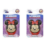 2 Paq. De Lip Smacker Disney Minnie Importados Paq1