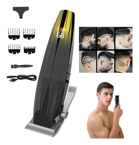 Máquina De Barba E Bigode Aparador De Pelos Masculino 110v