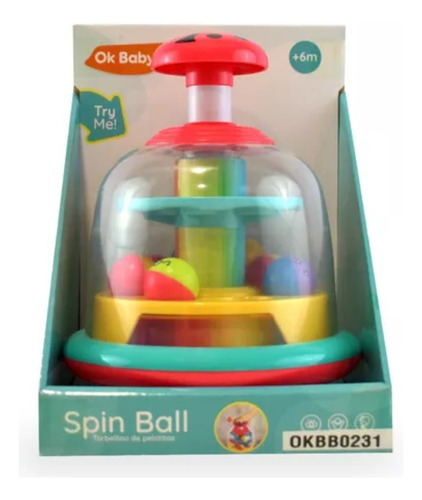 Spin Ball Torbellino Juego Para Bebe Ok Baby