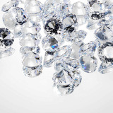 Diamantes De Juguete Deodari, Plástico, Transparente, 70 Pcs