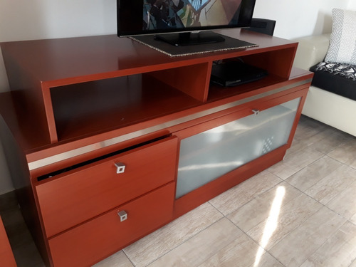 Modular Trendy Moderno  Rack Tv Madera Importada