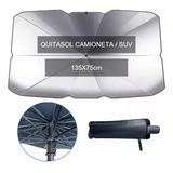 Quitasol Camioneta/suv Paraguas 134x35cm Plegable Resistente