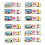 12 Gel Dental S/ Flúor Xilitol Camomila Dentil Baby Frutinha