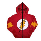 Buso,chaqueta,hoodie Superheroes Flash Niño Dc Comics