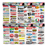 Cartela 132 Adesivos Motocross Pro Circuit, Thor M1 Kit