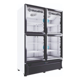 Refrigerador Vertical Metalfrio 42fts 4 Puertas Rb804