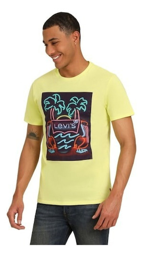 Playera Hombre Levi's Playa Algodón Estampada