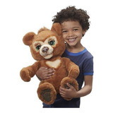 Brinquedo De Pelúcia Interativo Urso Curioso 40cmo