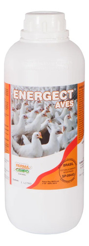 Energect Aves 1lt. Galinha Caipira Poedeira Postura Pintinho