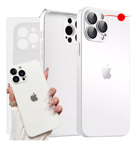 Capa Case Para iPhone 12, 12 Pro, 12 Pro Max Vidro Magsafe