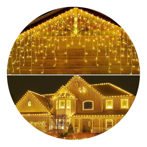 Luces Cascada Navideñas 5mtr 200 Led Decorativas Guirnaldas